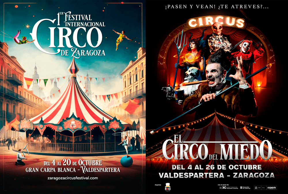 Descuentos Interpeñas Zaragoza. Descuentos para el Circo Fiestas del Pilar de Zaragoza 2024. Peñas Zaragoza. Fiestas del Pilar. Descuentos Peñas Zaragoza. Federación Interpeñas de Zaragoza.